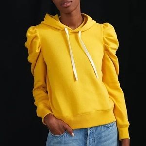 NWT Rebecca Minkoff Janine Hoodie In Yellow